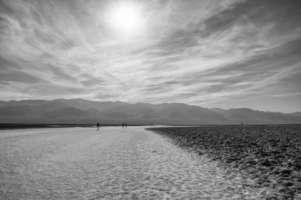 Odvodní nádrž v národním parku Death Valley — Stock fotografie