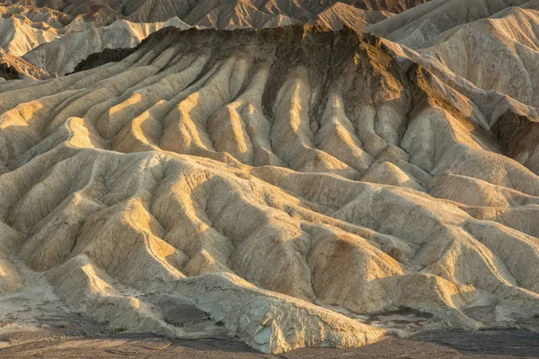 Zabriskie point in the death valley national park Royalty Free Stock Images
