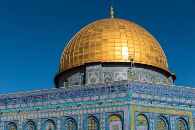 Temple Mount Kudüs, İsrail, sonra Mekke ve Medine Islam için üçüncü en kutsal yer üzerinde kaya kubbe