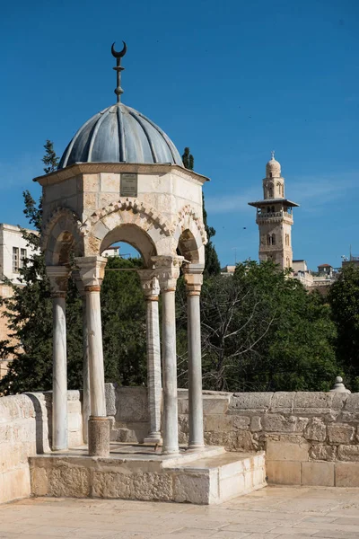 Arquitetura Islâmica Tradicional Monte Templo Jerusalém Israel — Fotografia de Stock