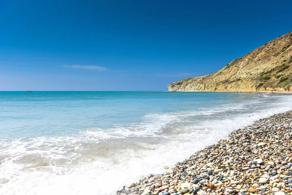 Morze Plaża Pebble Stones Letnie Wakacje — Zdjęcie stockowe