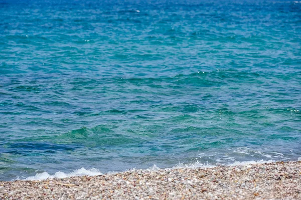 Mar Praia Pedras Seixos Férias — Fotografia de Stock