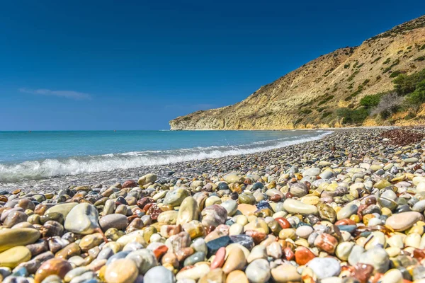 Morze Plaża Pebble Stones Letnie Wakacje — Zdjęcie stockowe