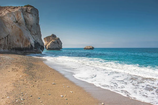 Sea Beach Landscape Limestone Cliff — Stock Photo, Image