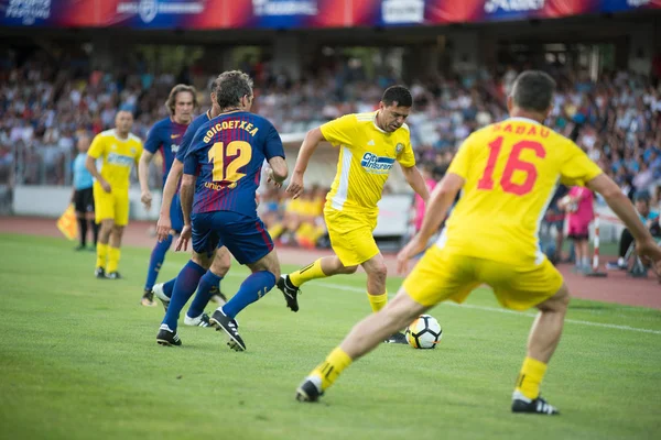 Cluj Romania Junio 2018 Equipo Fútbol Rumano Golden Team Juega — Foto de Stock