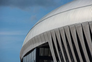 Bir modern, fütüristik inşaat detay. Mimari detay