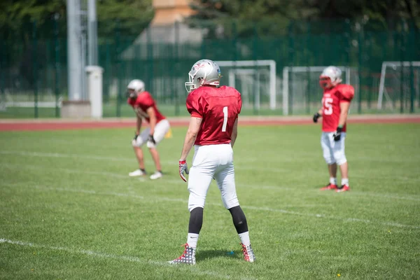 Cluj Romania Giugno 2018 Squadra Football Americano Cluj Crusaders Gioca — Foto Stock