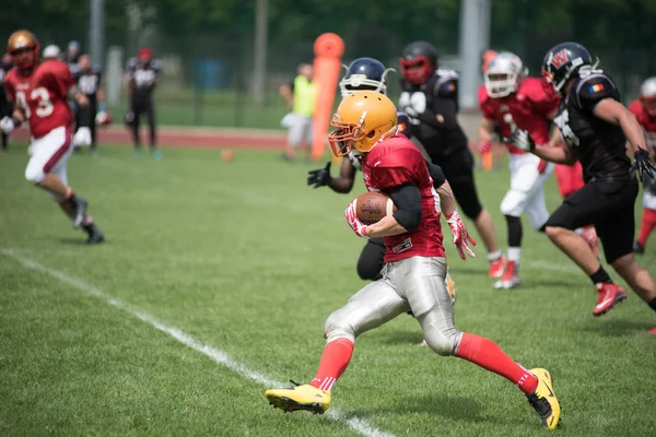 Cluj Roemenië Juni 2018 American Football Team Cluj Kruisvaarders Speelt — Stockfoto