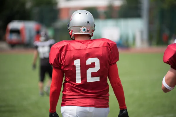 Cluj Romania Junio 2018 Equipo Fútbol Americano Cluj Crusaders Juega — Foto de Stock