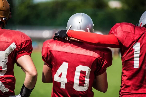 Amerikan futbol oyuncuları eylem doymuş görüntü