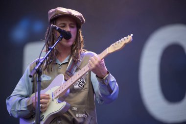 Bontida, Romanya - 19 Temmuz 2018: İngiliz şarkıcı Jp Cooper elektrik kale Festivali bir live show yapmak