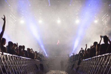 Bontida, Romanya - 20 Temmuz 2018: Kanada yapımcı ve dubstep Dj elektrik kale Festivali canlı bir gösteri gerçekleştirmek eksizyon