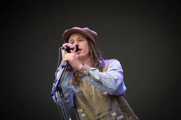 Bontida Romania Luglio 2018 Cantante Inglese Cooper Esibisce Uno Spettacolo — Foto Stock