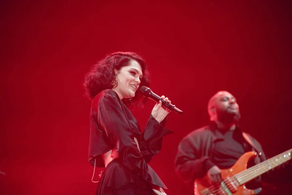 Bontida Rumania Julio 2018 Cantante Jessie Banda Tocan Vivo Festival — Foto de Stock