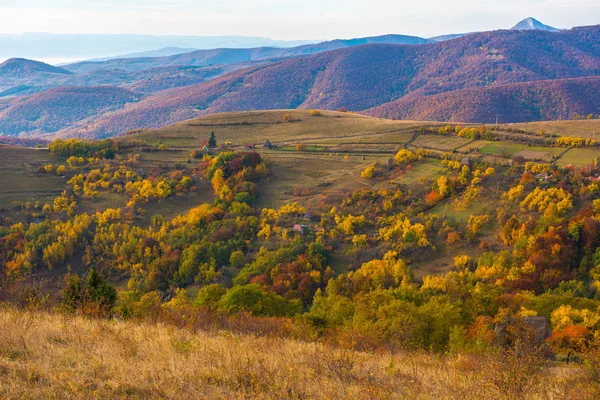 Farbenfrohe Herbstlandschaft Den Apuseni Bergen Transsilvanien Rumänien — Stockfoto