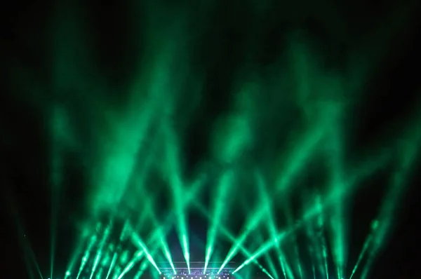 Canlı Konser Sırasında Sahne Işıkları Arka Plan — Stok fotoğraf