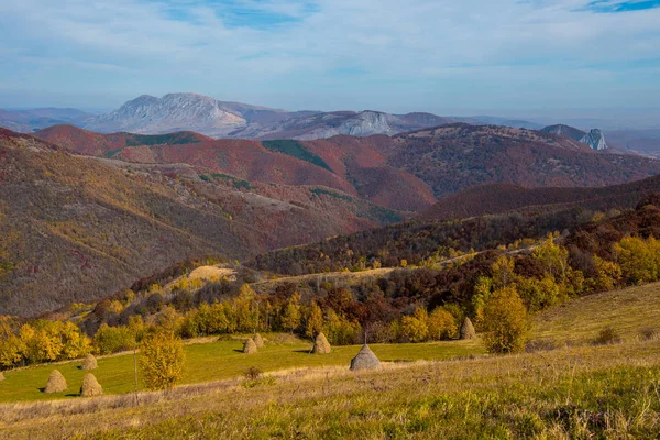 Herbst Transsilvanien Farbenfroher Laubwald Den Bergen Rumänien — Stockfoto