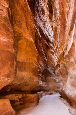 Siq, antik Kanyon yolu için hazine: Petra, Jordan
