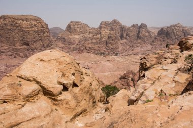 Görünüm kurban yüksek yerden. Petra, Jordan