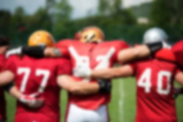 Blurred American Football Players Action Match — Stock Photo, Image