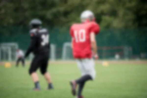 Blurred American Football Players Action Match — Stock Photo, Image