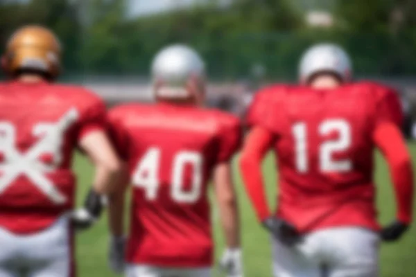 Blurred American Football Players Action Match — Stock Photo, Image