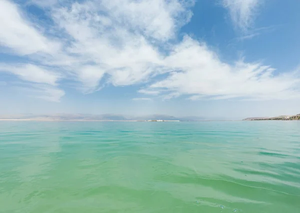 Dead Sea Srail Gökyüzü Arka Plan — Stok fotoğraf