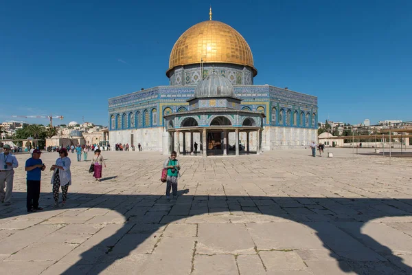 Cúpula de la Roca, Monte del Templo, Jerusalén — Foto de Stock