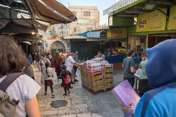 Jerusalén barrio musulmán — Foto de Stock