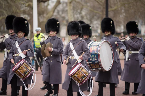 Wijzigen van de Guard parade, Londen — Stockfoto