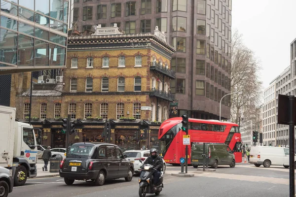 Londra strade trafficate — Foto Stock