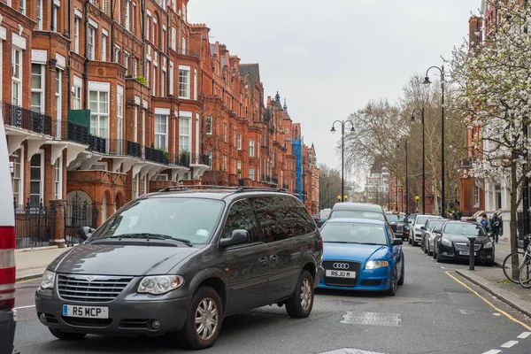 London forgalmas utcák — Stock Fotó