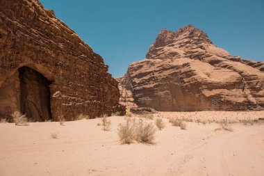 Wadi Rum, Ürdün 'de uzak çöl