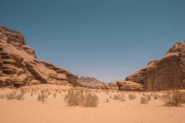 Wadi Rum, Ürdün 'de uzak çöl
