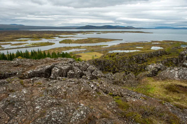 Þingvellir nationalpark, Island — Stockfoto