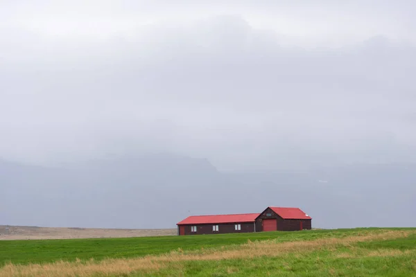 Ekologické venkovské usedlosti na Islandu — Stock fotografie