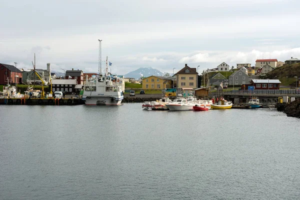 Stykkisholmur hamn, Snaefellsnes halvö, Island — Stockfoto