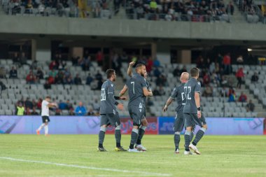 Futbolcular iş başında