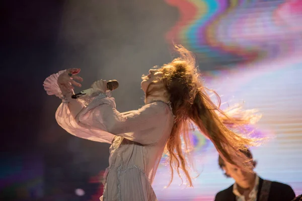 Florence and the Machine live concert — Stock Photo, Image