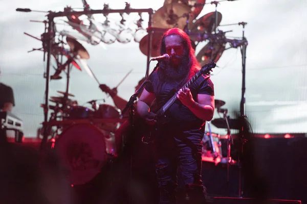 John Petrucci guitar player performing live — Stock Photo, Image