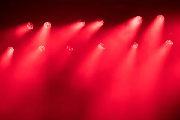 Red stage lights — Stock Photo, Image