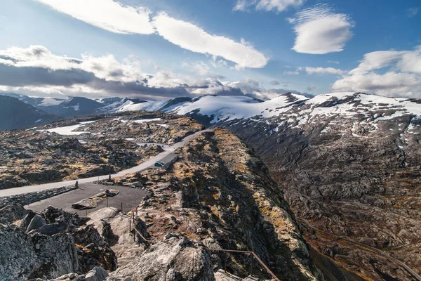 Altopiano Dalsnibba Geiranger Norvegia — Foto Stock