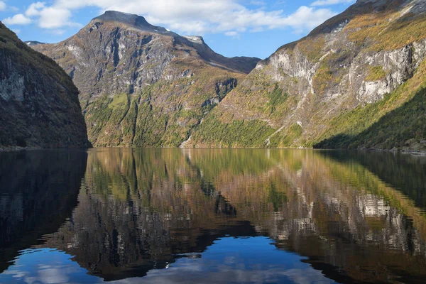 Mountain Teinnosa Geiranger More Romsdal Norvégia — Stock Fotó