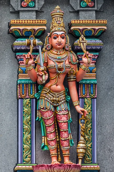 Bogini Gopura Świątynia Mariamman Bangkok Tajlandia — Zdjęcie stockowe