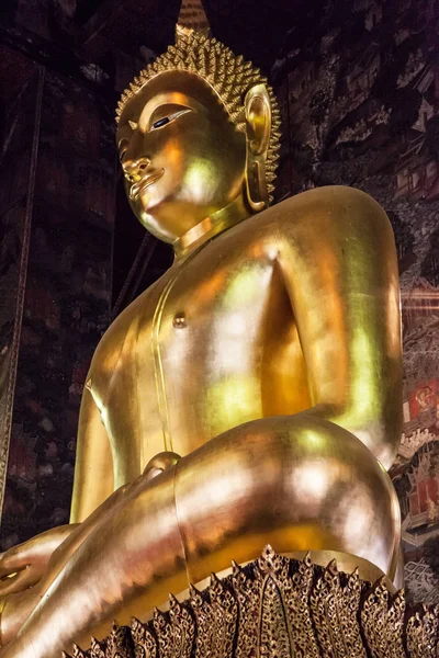 Grand Buddha Den Wat Suthat Bangkok Thailand — Stockfoto