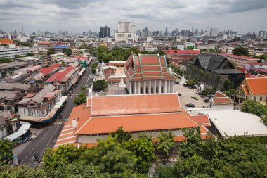 Altın Mount Bangkok, Tayland ve üstten Doğu görünüm