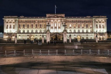 Buckingham Palace at Night clipart