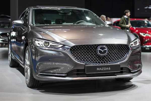 Mazda 6 Sedan no Automóvel Barcelona 2019 — Fotografia de Stock