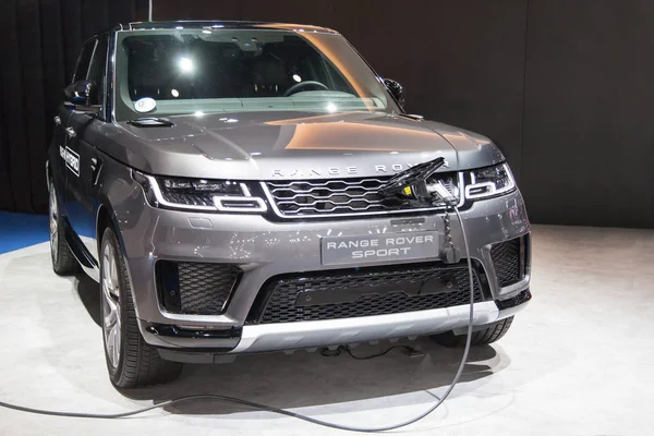 Range Rover Sport PHEV at Automobile Barcelona 2019 — Stock Photo, Image