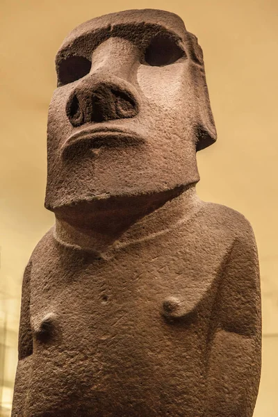 Moai a British Museumban — Stock Fotó